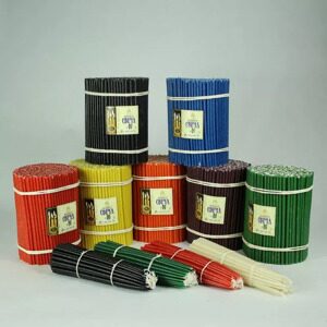 ЦВЕТНЫЕ церковные свечи